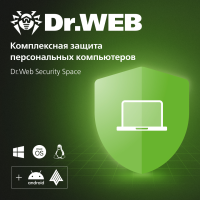 Антивирус Dr.Web Security Space для защиты домашнего компьютера (электронная лицензия, доставка только по e-mail)