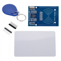 Модуль чтения и записи RFID карт RC522 13.56 МГц с картой и брелоком.